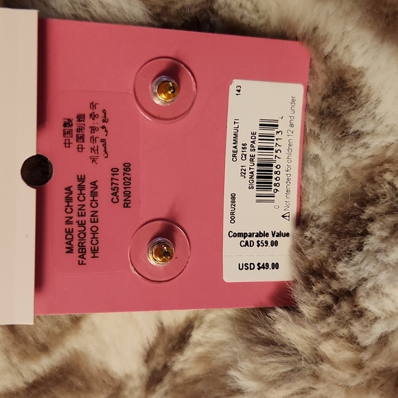 "Signature Spade" Kate Spade Studs - Picture 3 of 5